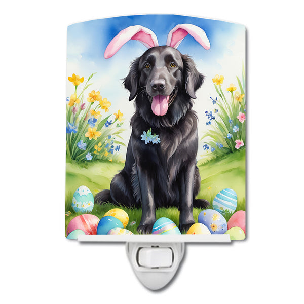 Buy this Flat-Coated Retriever Easter Egg Hunt Ceramic Night Light