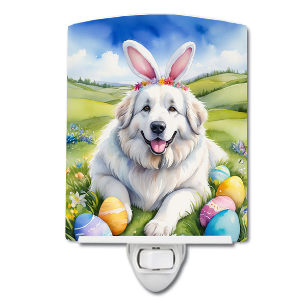 Buy this Great Pyrenees Easter Egg Hunt Ceramic Night Light