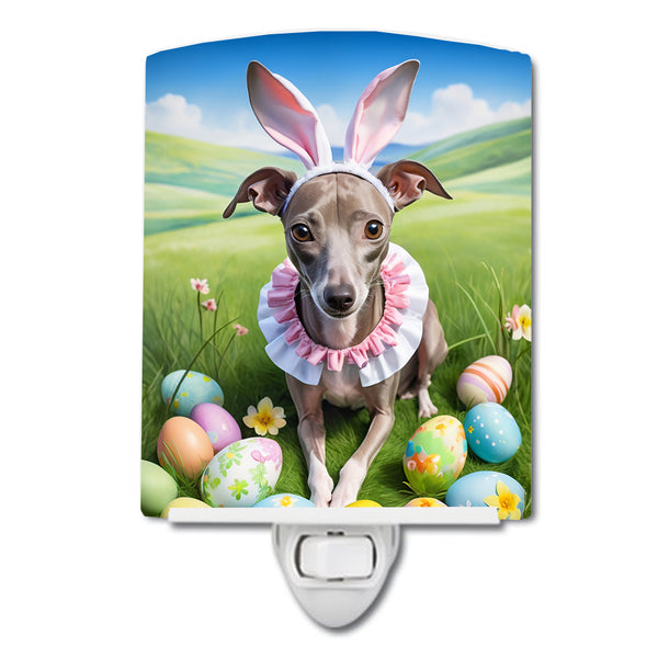 Buy this Italian Greyhound Easter Egg Hunt Ceramic Night Light