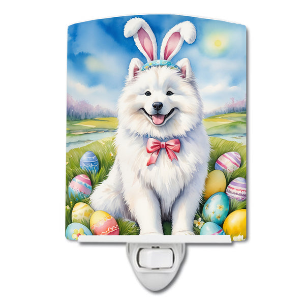 Buy this Samoyed Easter Egg Hunt Ceramic Night Light