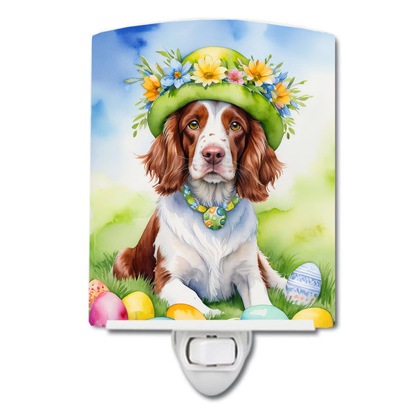 Buy this Welsh Springer Spaniel Easter Egg Hunt Ceramic Night Light