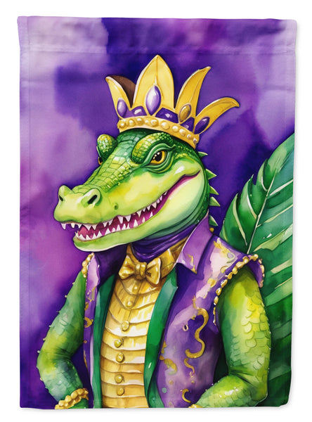 Buy this Alligator King of Mardi Gras Garden Flag