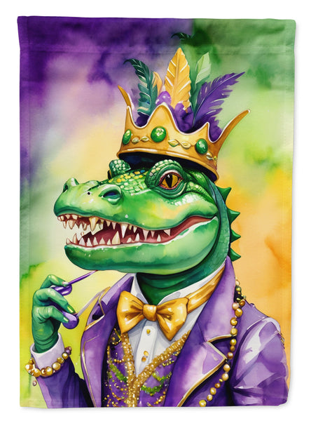 Buy this Alligator King of Mardi Gras Garden Flag