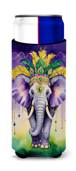 Buy this Elephant King of Mardi Gras Hugger for Ultra Slim Cans