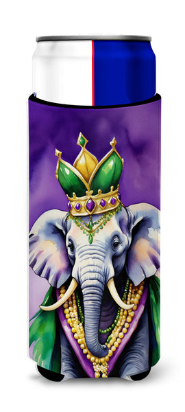 Buy this Elephant King of Mardi Gras Hugger for Ultra Slim Cans