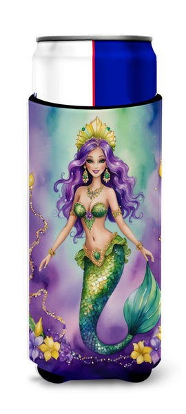 Buy this Mermaid Mardi Gras Hugger for Ultra Slim Cans