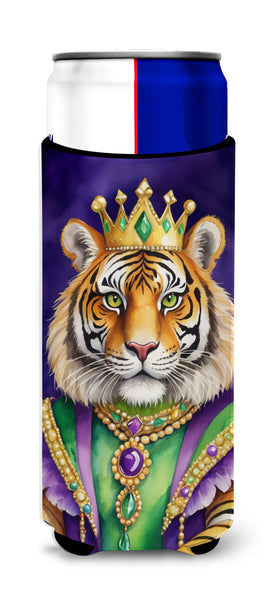 Buy this Tiger the King of Mardi Gras Hugger for Ultra Slim Cans