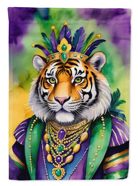 Buy this Tiger the King of Mardi Gras Garden Flag