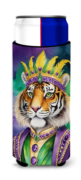 Buy this Tiger the King of Mardi Gras Hugger for Ultra Slim Cans