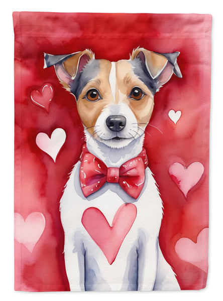 Buy this Jack Russell Terrier My Valentine Garden Flag