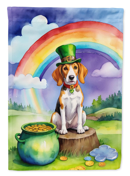 Buy this English Foxhound St Patrick's Day Garden Flag