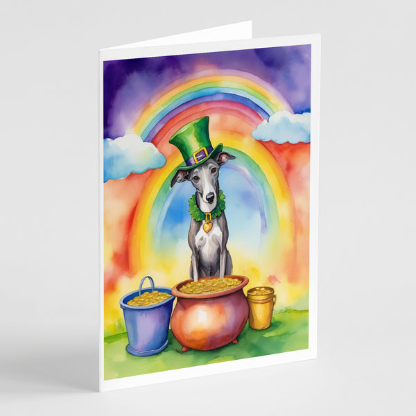 Buy this Greyhound St Patrick's Day Greeting Cards Pack of 8