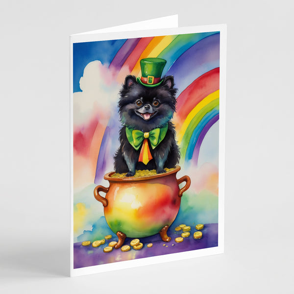 Buy this Pomeranian St Patrick's Day Greeting Cards Pack of 8