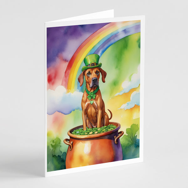 Buy this Rhodesian Ridgeback St Patrick's Day Greeting Cards Pack of 8