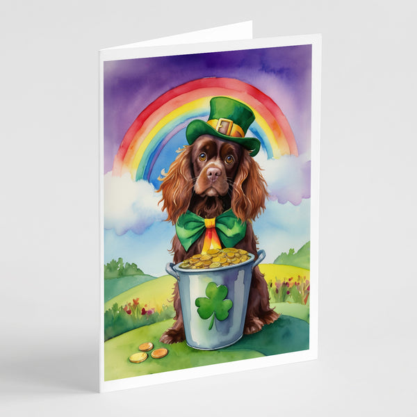 Buy this Sussex Spaniel St Patrick's Day Greeting Cards Pack of 8