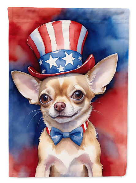 Buy this Chihuahua Patriotic American Garden Flag