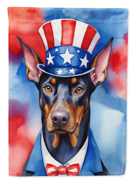 Buy this Doberman Pinscher Patriotic American Garden Flag