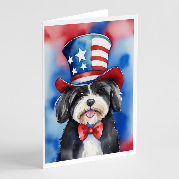 Buy this Havanese Patriotic American Greeting Cards Pack of 8