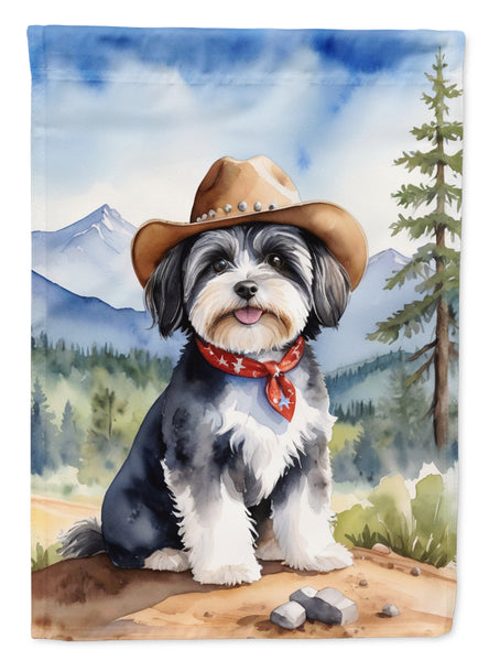 Buy this Havanese Cowboy Welcome Garden Flag