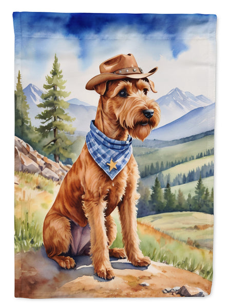 Buy this Irish Terrier Cowboy Welcome House Flag