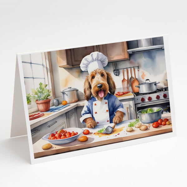 Buy this Otterhound The Chef Greeting Cards Pack of 8