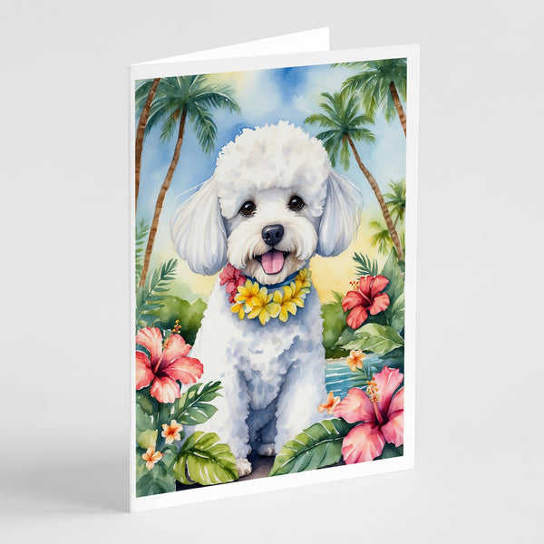 Buy this Bichon Frise Luau Greeting Cards Pack of 8