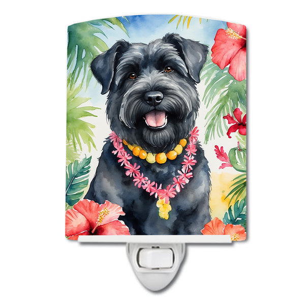 Buy this Bouvier des Flandres Luau Ceramic Night Light