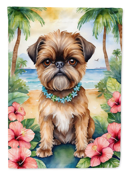 Buy this Brussels Griffon Luau House Flag