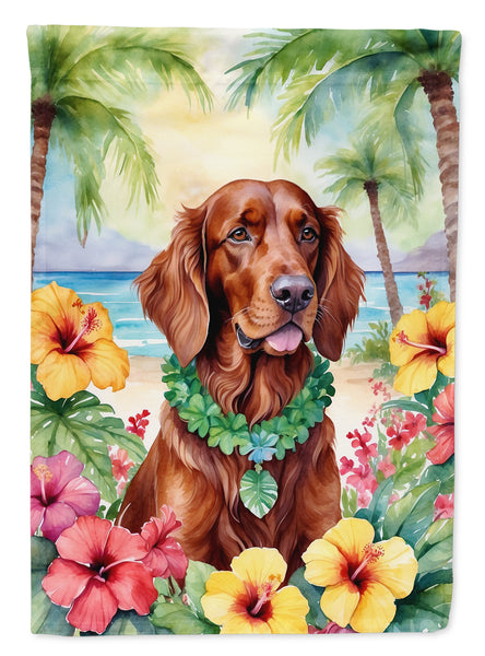 Buy this Irish Setter Luau Garden Flag