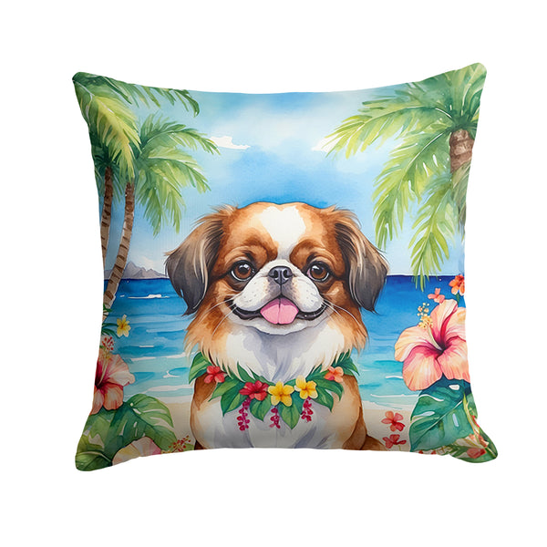 Buy this Japanese Chin Luau Throw Pillow