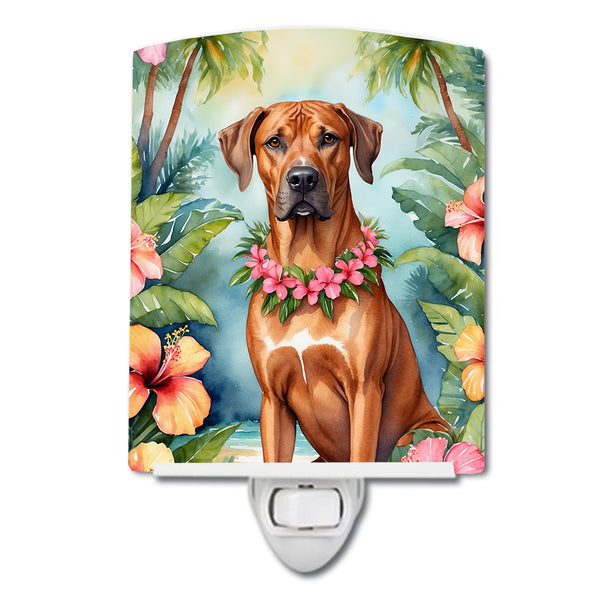 Buy this Rhodesian Ridgeback Luau Ceramic Night Light