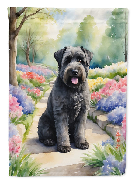 Buy this Bouvier des Flandres Spring Path House Flag