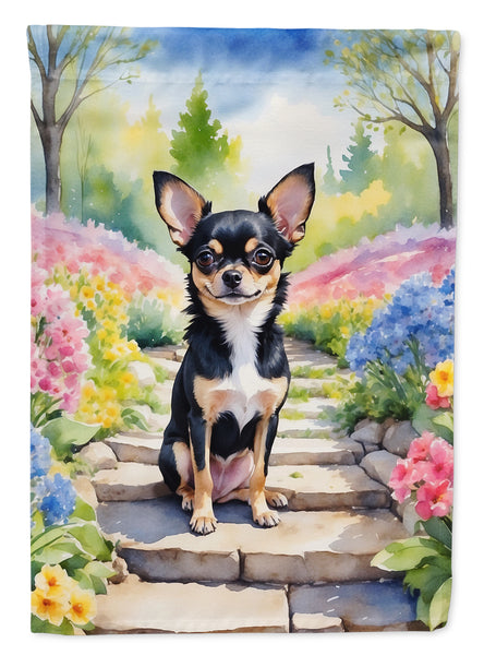 Buy this Chihuahua Spring Path Garden Flag