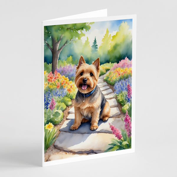 Buy this Norwich Terrier Spring Path Greeting Cards Pack of 8