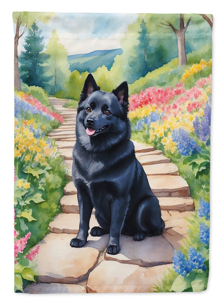 Buy this Schipperke Spring Path Garden Flag