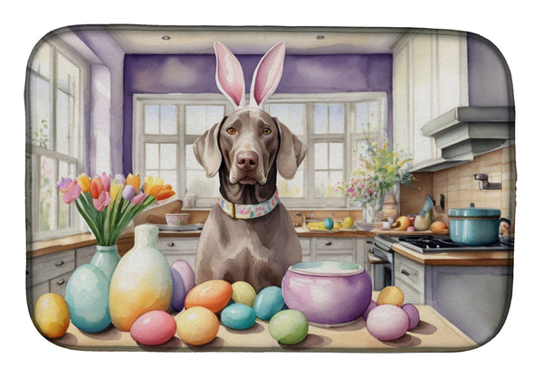 Buy this Decorating Easter Weimaraner Dish Drying Mat