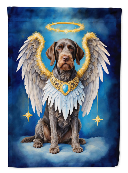 Buy this German Wirehaired Pointer My Angel Garden Flag