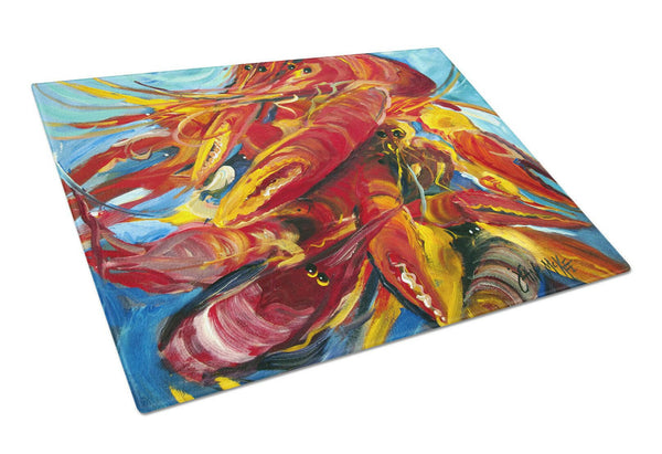 Crawfish Glass Cutting Board Large JMK1117LCB by Caroline's Treasures