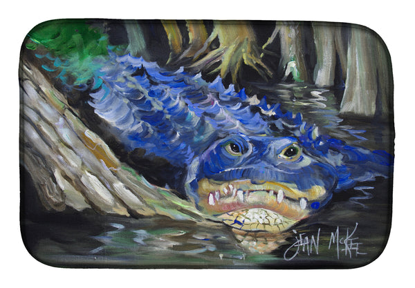 Blue Alligator Dish Drying Mat JMK1135DDM  the-store.com.