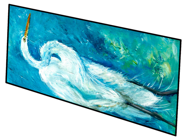 Bruce the Egret Indoor or Outdoor Runner Mat 58x28 JMK1305VRM5828 - the-store.com