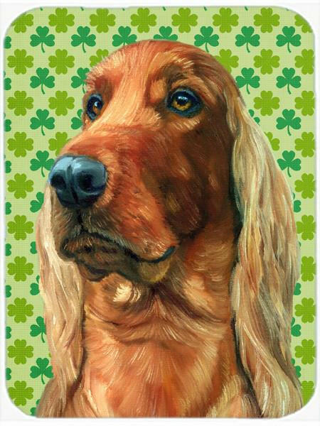 Irish Setter St. Patrick's Day Shamrock Glass Cutting Board Large LH9569LCB by Caroline's Treasures