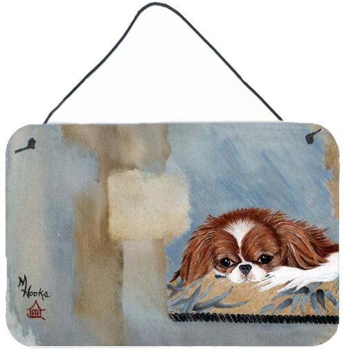 Japanese Chin Resting Wall or Door Hanging Prints MH1010DS812 by Caroline's Treasures