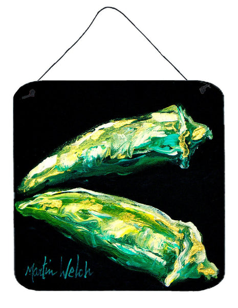 Vegetables - Okra Gumbo Aluminium Metal Wall or Door Hanging Prints by Caroline's Treasures