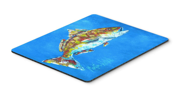 Fish - Red Fish Seafood Two Mouse Pad, Hot Pad or Trivet by Caroline's Treasures