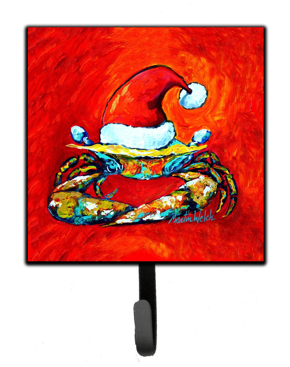 Crab in Santa Hat Santa Claws Leash or Key Holder MW1169SH4