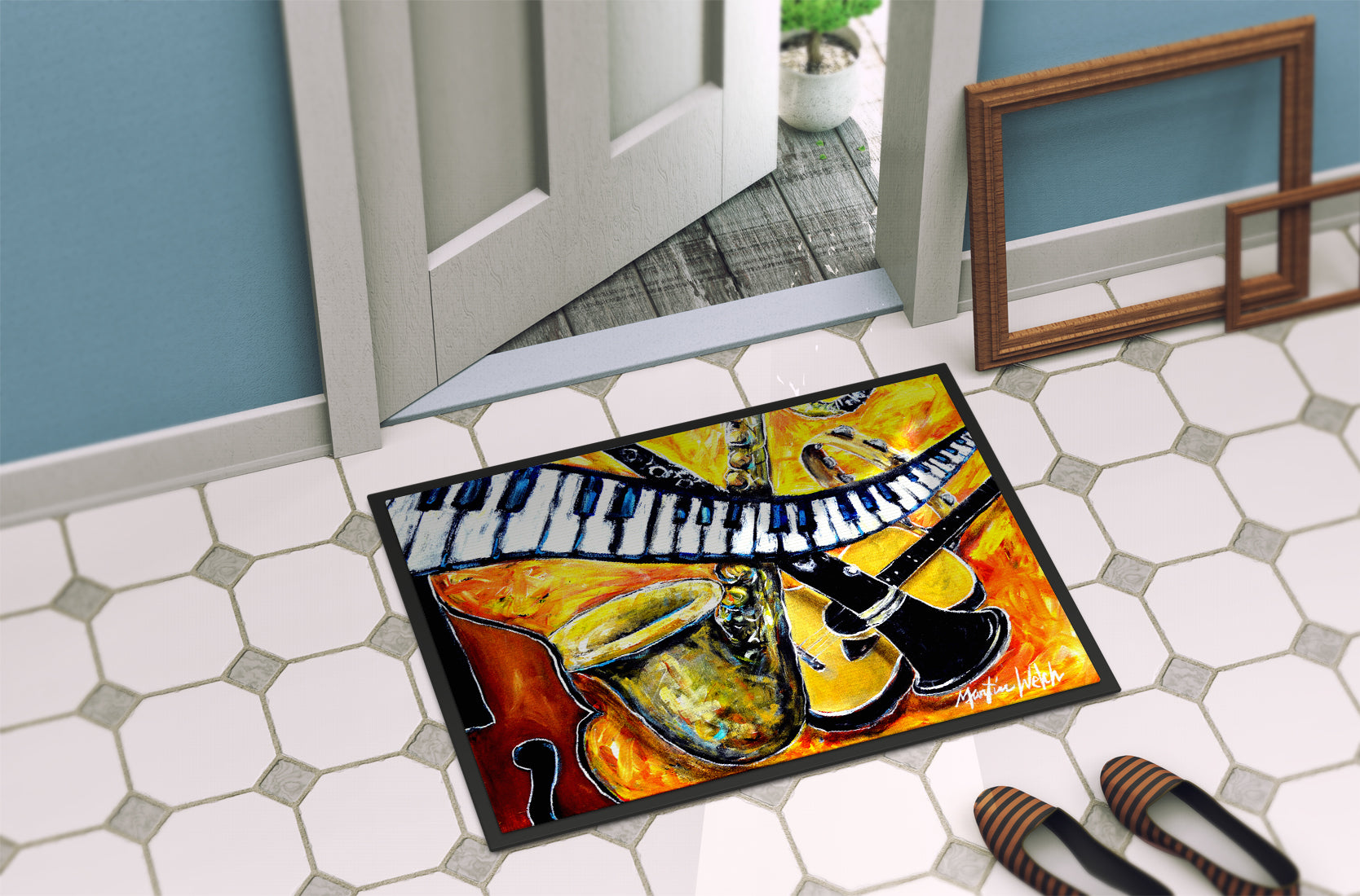 All That Jazz Indoor or Outdoor Mat 18x27 MW1267MAT