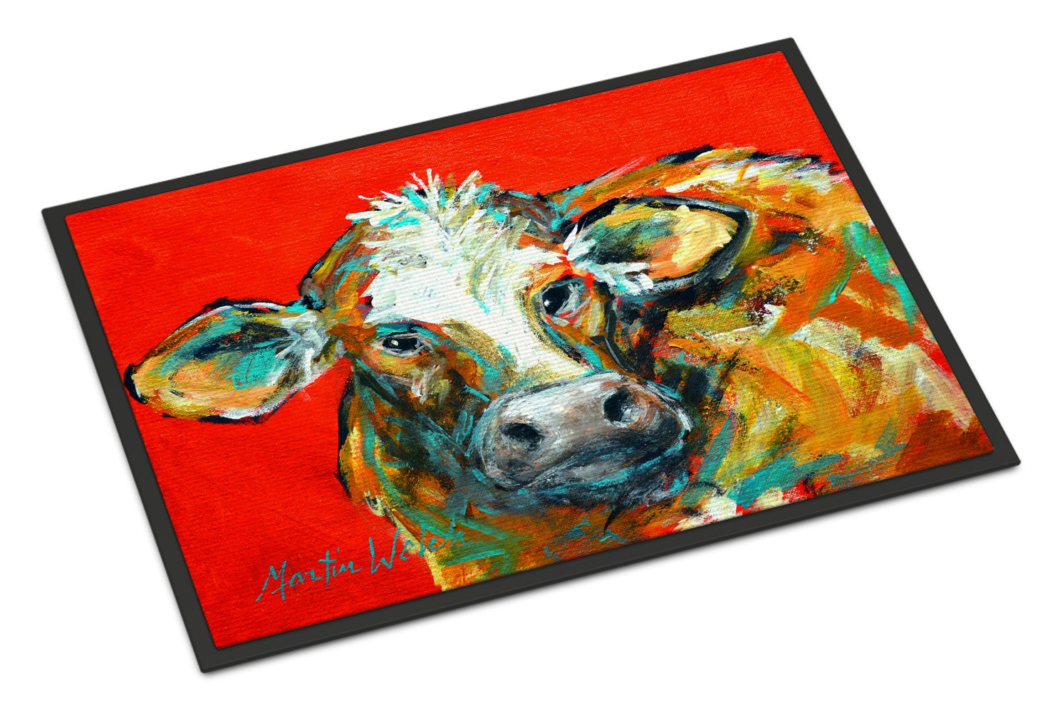 Caught Red Handed Cow Indoor or Outdoor Mat 24x36 MW1272JMAT