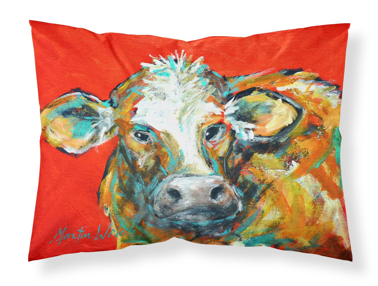 Caught Red Handed Cow Fabric Standard Pillowcase MW1272PILLOWCASE