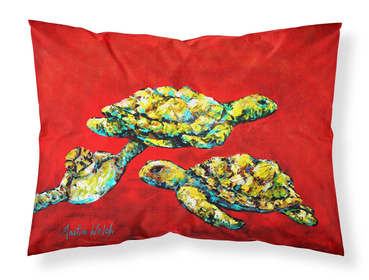 Drifting Home Turtles Fabric Standard Pillowcase MW1274PILLOWCASE