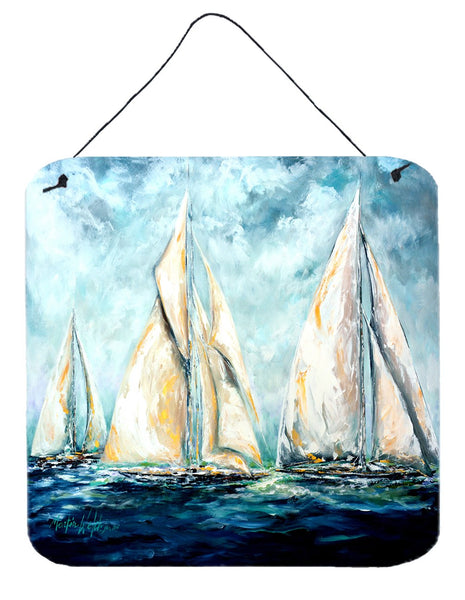 Sailboats Last Mile Wall or Door Hanging Prints MW1355DS66 by Caroline's Treasures